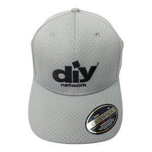 DIY Network Textured Mesh Fitted S/M Cap Trucker Baseball Golf Hat UV Guard NEW